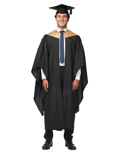 Bachelors Graduation Gown, Cap & Hood Set